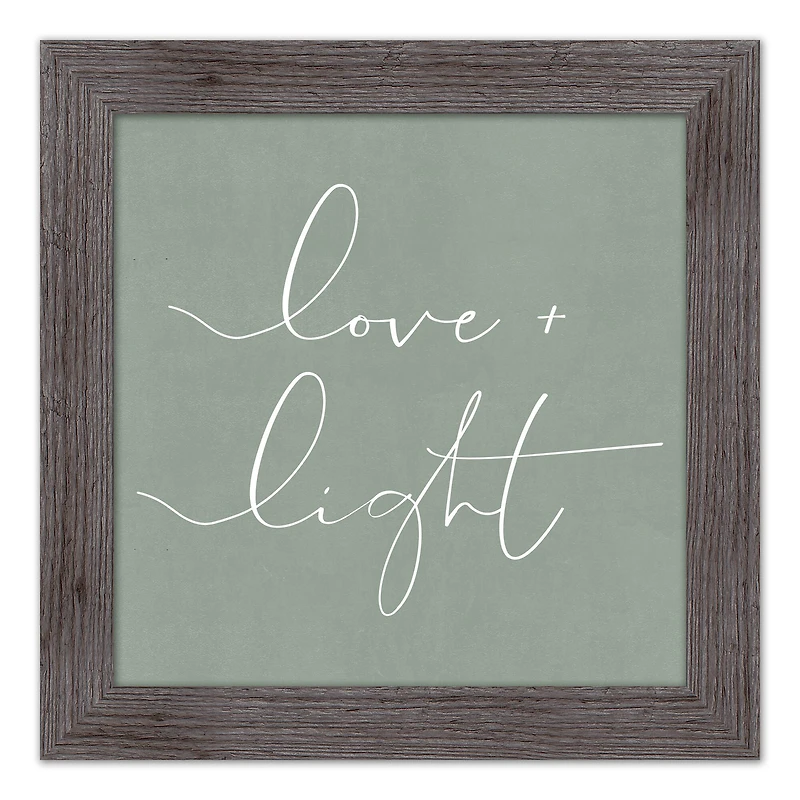 Love and Light Western Framed Print