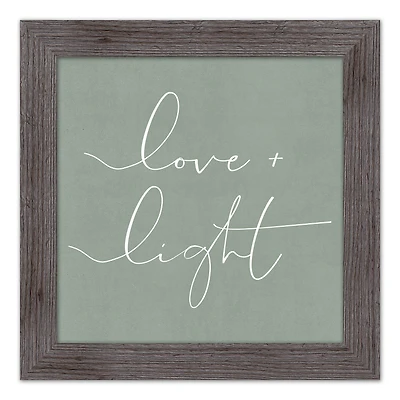 Love and Light Western Framed Print