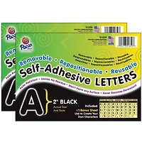Pacon® Self-Adhesive Letters, Black, Puffy Font, 2", 2 Packs of 159