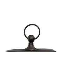 Hello Honey® Metal Rectangle Hanging Clock with Handle Decoration on Top