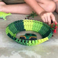 The Bubble Factory Dinosaur Flexible Track Set