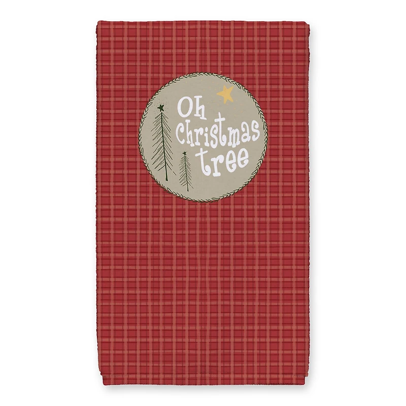 Christmas Quilt Pattern Tea Towel Set