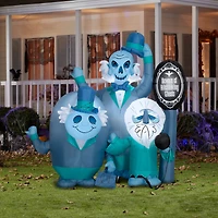 6ft. Airblown® Inflatable Halloween Haunted Mansion Beware of Ghosts 