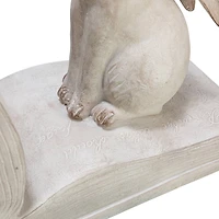 Hello Honey® 6" White Finish Bunny Rabbit Bookends Set