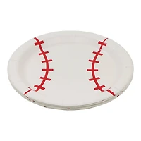 24 Packs: 10 ct. (240 total) 7" Baseball Snack Plates by Celebrate It™