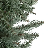 7.5ft. Pre-Lit Full Spruce Artificial Christmas Tree, Clear LED Lights