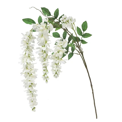 30" White Wisteria Stem by Ashland®