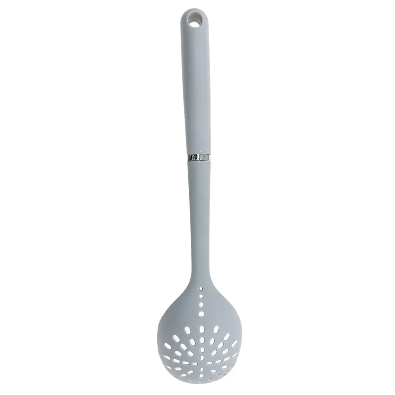 14" White Slotted Spoon by Makery™