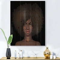 Designart - Portrait of African American Woman III