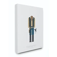 Stupell Industries Star Wars Han Solo Fashion Design Wall Accent