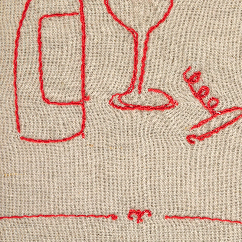 Hello Honey® Drink & Glass Bottles Linen & Cotton Blend Tea Towels, 4ct.