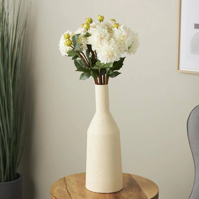 30" White Dahlia Artificial Flower Stem, 8ct.