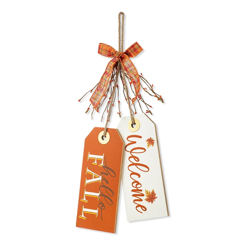 Glitzhome® 24" Fall Wooden Door Hanger