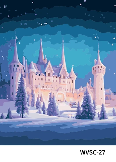 16" x 20" Winter Castle Paint-by-Number Kit by Artist's Loft™