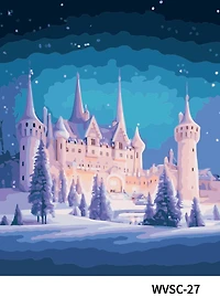 16" x 20" Winter Castle Paint-by-Number Kit by Artist's Loft™