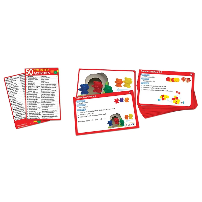 Junior Learning® 50 Counter Activities Learning Set