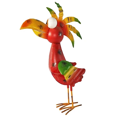 Santa's Workshop 20.5" Red Iron Jungle Bird