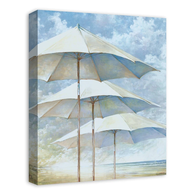 Beach Umbrellas 16" x 20" Canvas Wall Art