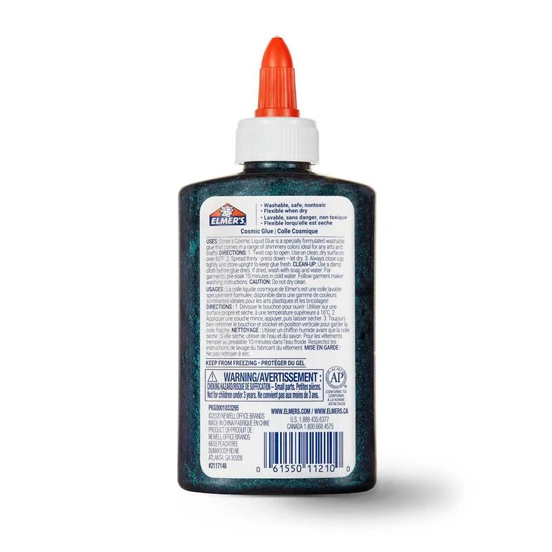 6 Pack: Elmer's® Teal & Purple Cosmic Liquid Glue
