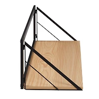 Honey Can Do 24" Maple Mountable Wood Shelf