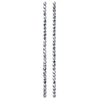 Silver Iridescent Glass Tube Beads, 4mm by Bead Landing™