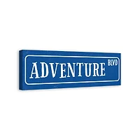 Adventure Avenue 36" x 12" Canvas Wall Art