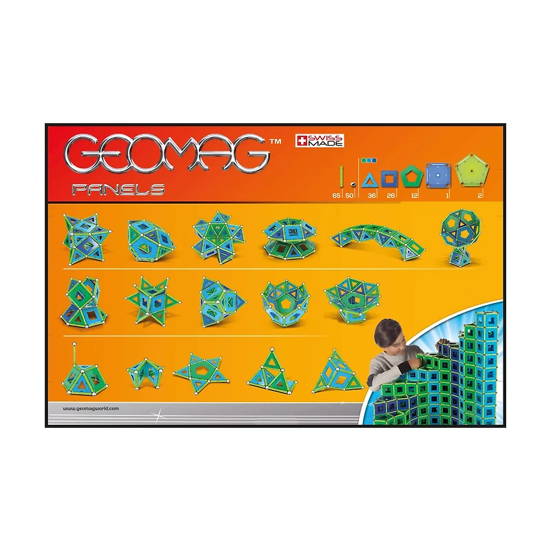 Geomag Panels 192-Piece Magnetic Construction Set