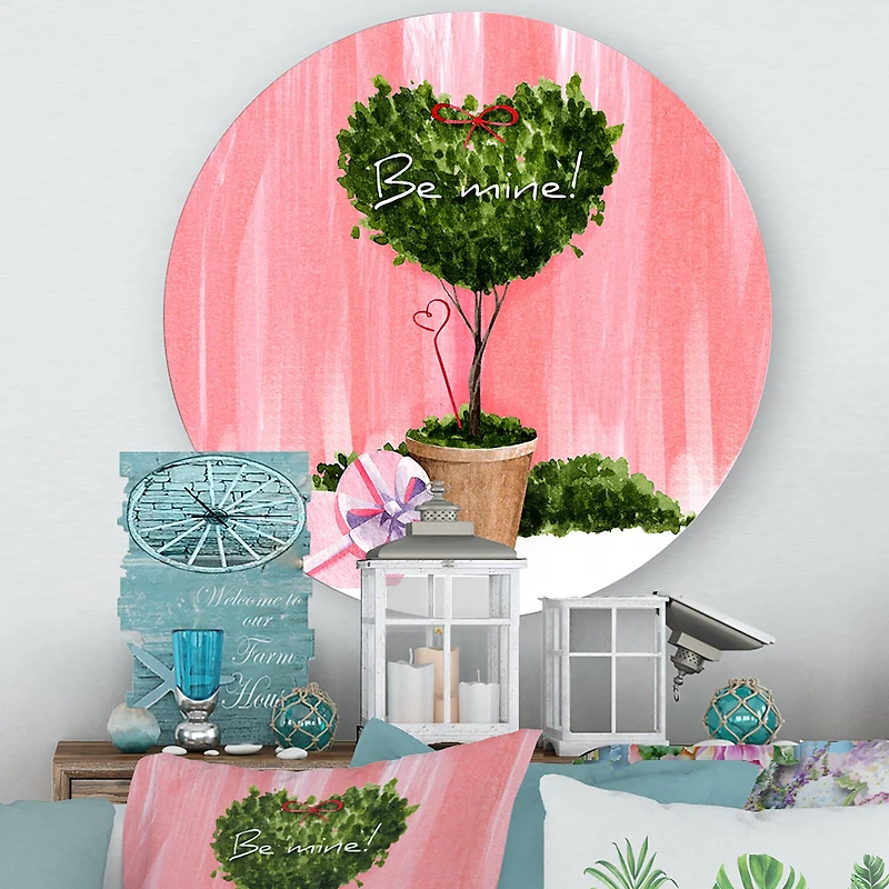 Designart - Heart Shaped Valentine House Plant