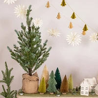 Hello Honey® 2.5ft. Green Faux Spruce Tree in Burlap Sack
