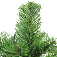 18" Unlit Mini Pine Artificial Christmas Tree in Faux Wood Base