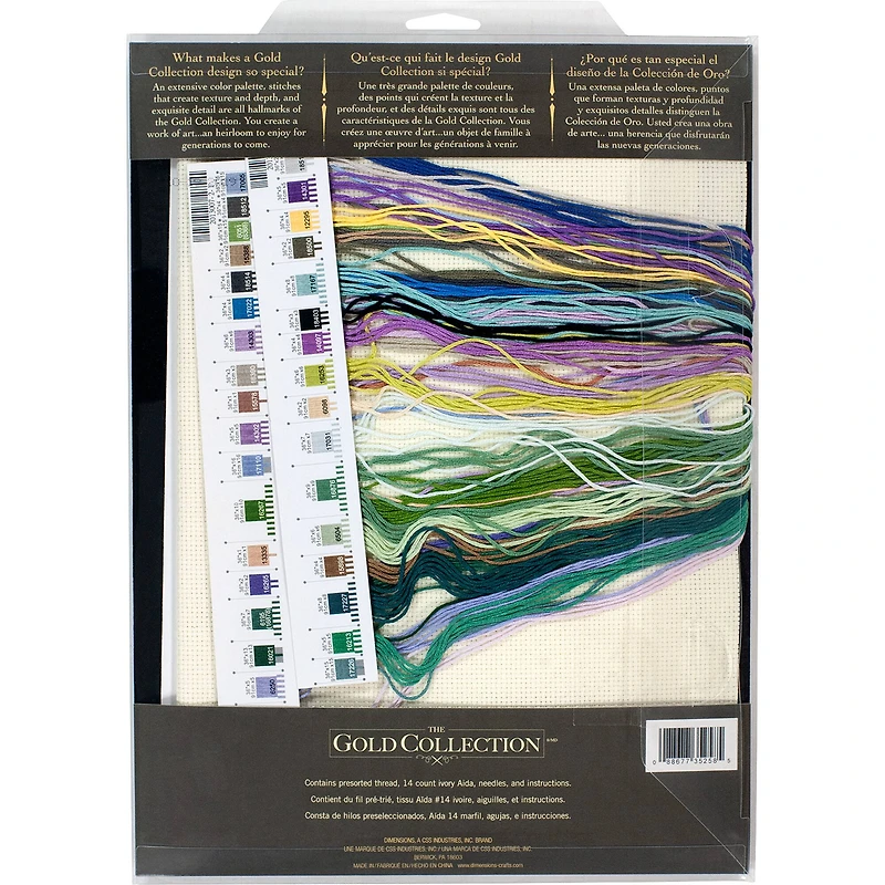 Dimensions® Chickadees & Lilacs Counted Cross Stitch Kit