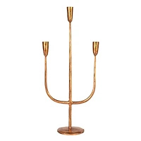 Hello Honey® 21.5" Copper Metal Candelabra