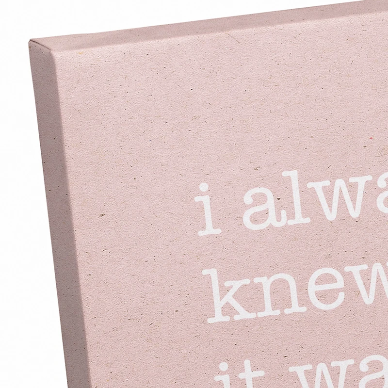 I Always Knew it Was You Canvas Wall Art