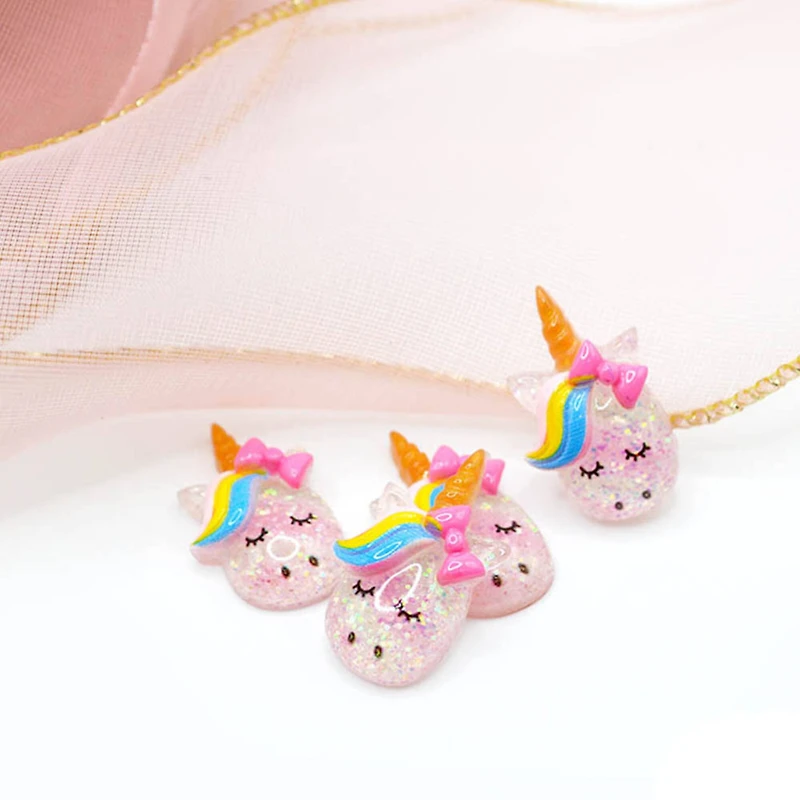 Dress It Up Unicorn Princess Cabochons Sparkling Embellishments, 4ct.