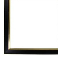 8.5" x 11" Black & Gold Document Frame with Double Mat by Studio Décor®