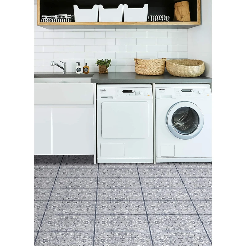 FloorPops Hastings Peel & Stick Floor Tiles