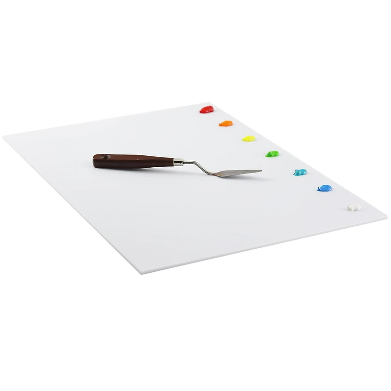 New Wave® Easy Lift® White Peelable Plastic Palette, 12" x 16"