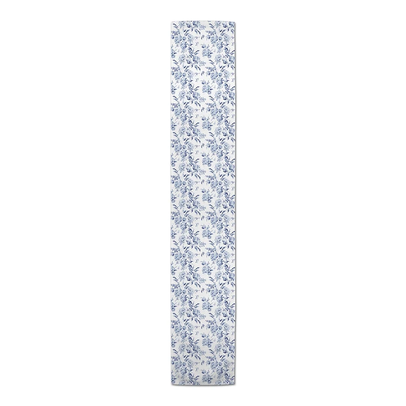 Chinoiserie Blues Outdoor Table Runner