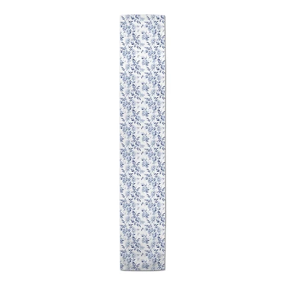Chinoiserie Blues Outdoor Table Runner