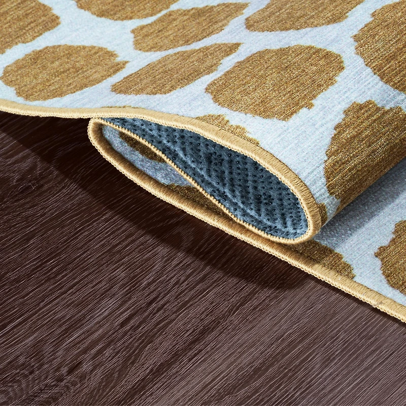 My Magic Carpet Puff Dotty Washable Rug