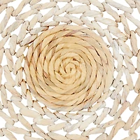 Set of 3 Cream Dried Plant Material Coastal Style Wall Decor, 20", 24", 28"