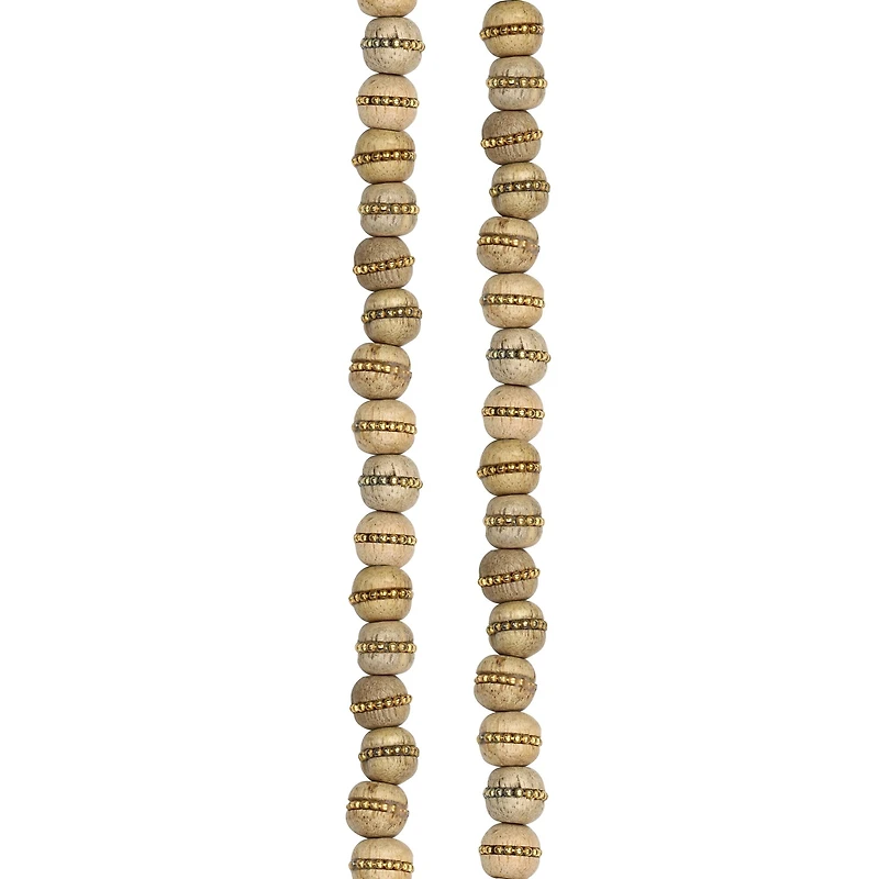 Brown & Gold Round Beads by Bead Landing®