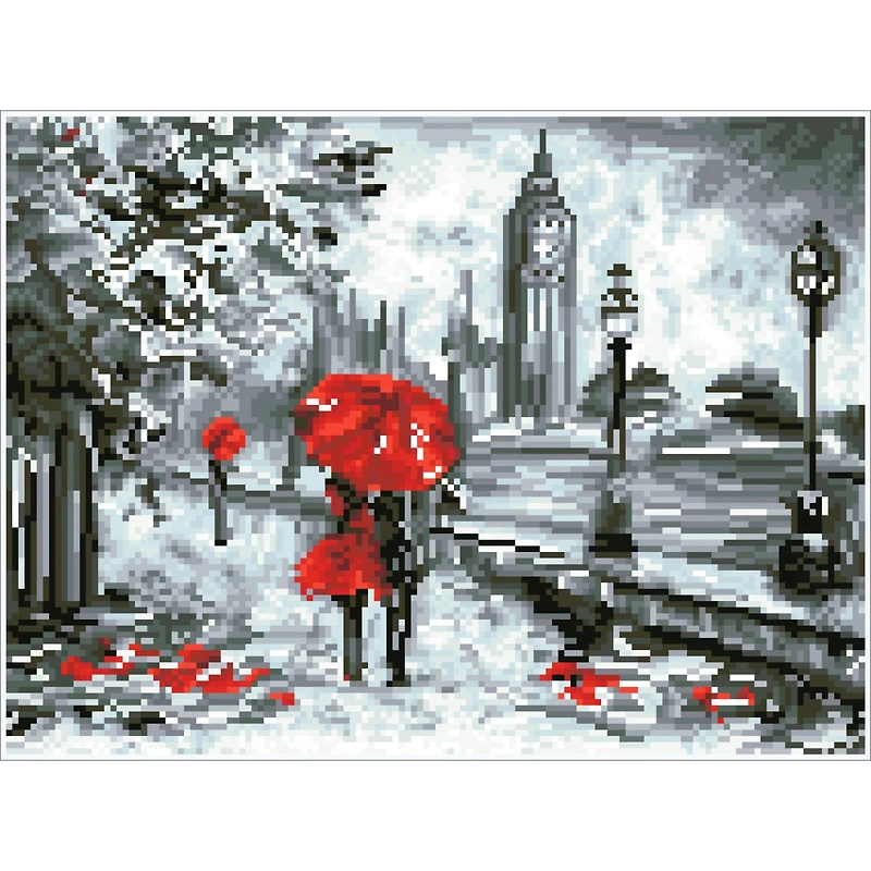 Diamond Dotz® Splash of Red Diamond Painting Kit