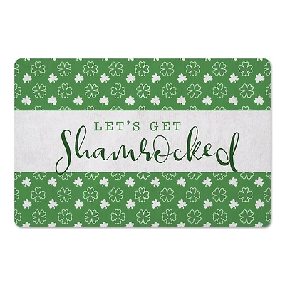 Lets Get Shamrocked 27" x 18" Floor Mat