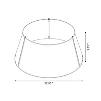 Glitzhome® 22" Hammered Metal Tree Collar