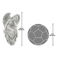Design Toscano 18.5" Resting Grace Sitting Angel Sculpture