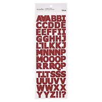 Red Glitter Alphabet Stickers by Recollections™