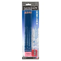 General's® Semi-Hex® Classic Graphite Drawing Pencil Set