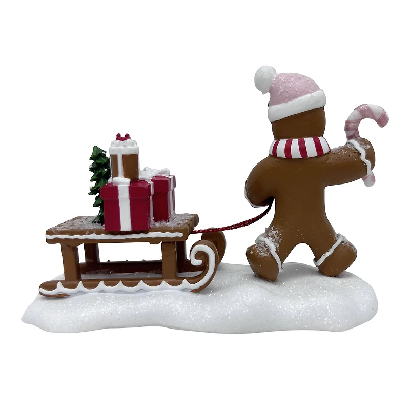 Mini Gingerbread Man with Sled by Ashland®