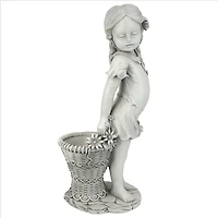 Design Toscano 21.5" Little Miss Frances Garden Statue